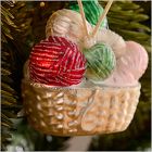 Glass Knitting Ornament