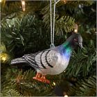 Glass Pigeon Ornament