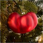 Glass Tomato Ornament