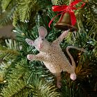 Naughty or Mice Bottlebrush Ornament - Bell