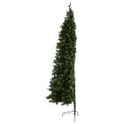 Pre-Lit Faux Alpine Spruce Flat-Back Tree (8')