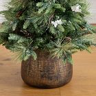 Pre-Lit Faux Snow-Dusted Mixed Pine Tree (4')