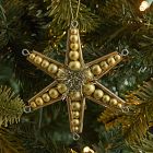 Beaded Mini Star Ornament - Gold