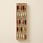 Small Glass Marquise Ornaments (Set of 25) - Festive