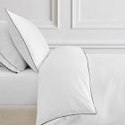 750 Thread Count Piped Sateen Duvet Cover &amp; Shams