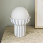 West Elm Kids x PBK Striped Ceramic Table Lamp (10")