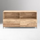 Industrial Solid Wood Storage Cabinet (60")