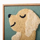 Woven Puppy Framed Wall Art