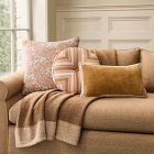 Pierce &amp; Ward Chenille Bordered Pillow Cover