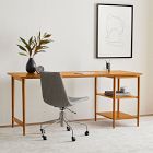 Mid-Century Modular Desk w/ Shelves (70")