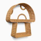 Mushroom Rattan Shelf (23")
