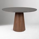 Valentine Lacquered Glass &amp; Wood Dining Table (47")