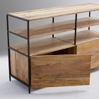 Industrial Solid Wood Modular Media Console (49")