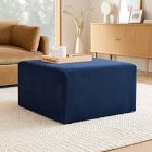 Emmett Square Drum Ottoman