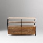Industrial Solid Wood Modular Media Console (49")