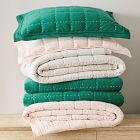 Jersey Grid Cotton Quilt &amp; Shams
