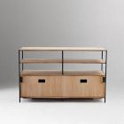 Industrial Solid Wood Modular Media Console (49")