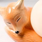 Fox Ceramic Lamp (7")