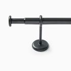 Open Box: Elyse Rounded Adjustable Curtain Rod (48"–88") - Dark Bronze