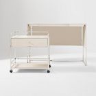 Marlowe Desk (42") & Storage Cart (30") Set
