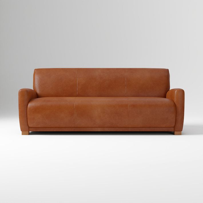 Haddon Leather Club Sofa (60