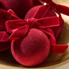 Velvet Ball Ornaments (Set of 6)