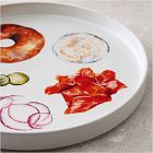 Deli Favorites Stoneware Bagel Platter