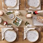 Holiday Skier Figural Dinnerware Collection