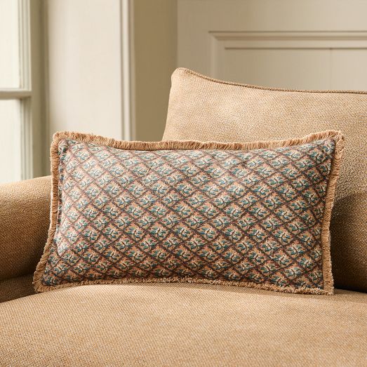 Pierce & Ward Berry Lattice Pillow Cover by West Elm