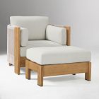 Porto Outdoor Lounge Chair &amp; Ottoman Set