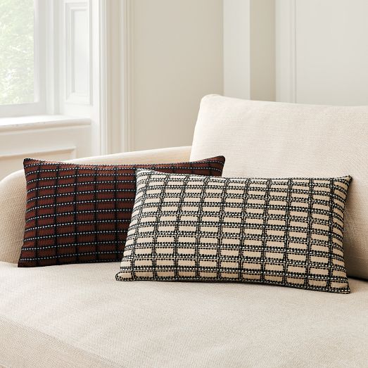 Dainty Grid Pillow Cover by West Elm