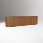 Edgar Solid Oak Media Bench (80")