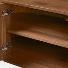 Edgar Solid Oak Media Bench (80")