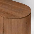 Edgar Solid Oak Media Bench (80")