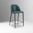 Romain Vegan Leather Bar Stool