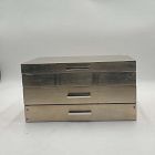 Open Box: Mid Century Jewelry Box (7.25"H) - Champagne