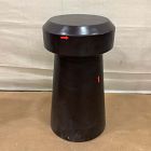 Open Box: Newcastle Indoor/Outdoor Mushroom End Table (12") - Black