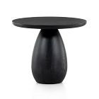 Open Box: Orb Base Tall Side Table (21.75") - Black Wash