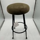 Open Box: Pierce &amp; Ward Counter Stool (26") - Deluxe Velvet Juniper, Dark Verdigris