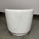 Open Box: Viv Swivel Chair - Performance Yarn Dyed Linen Weave Frost Gray