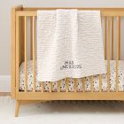 Textured Floral Stripe Baby Bedding Collection