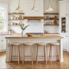 Naolin Oak Counter Stool