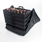 Christmas Ornament Storage Box w/ Adjustable Telescoping Height Dividers