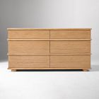 Aggie Cerused 6-Drawer Dresser (60")
