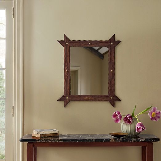 Pierce & Ward Rectangle Tramp Art Wall Mirror by West Elm