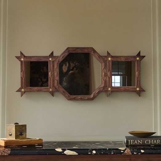 Pierce & Ward 3-Pane Tramp Art Wall Mirror by West Elm
