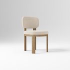 Open Box: Anton Dining Chair (19") - Performance Distressed Velvet Sand, Burnt Wax