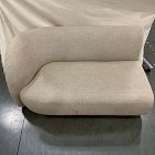 Open Box: Laurent Left-Arm 2 Seater Sofa - Performance Marled Basketweave Camel, Cool Walnut