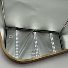 Open Box: Metal Frame Pivot Wall Mirror - Rectangle (23"W x 35"H) - Antique Brass