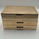 Open Box: Mid-Century Loft Jewelry Box, Grand (14.5"W x 7.25"H) - Champagne